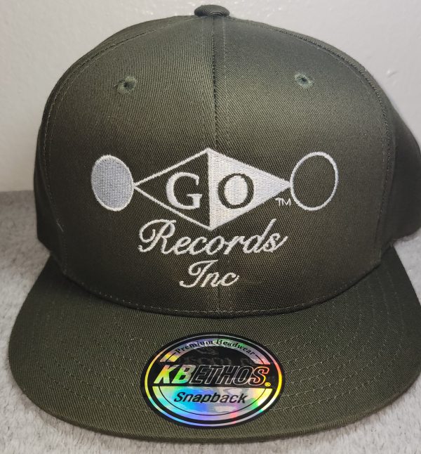 Go Records Inc Hat- Army Green
